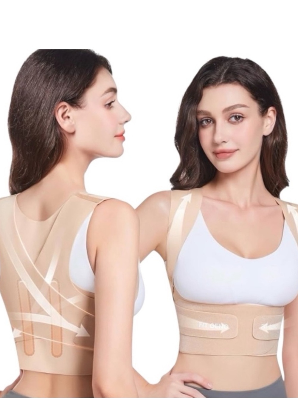 NEW Fit Geno Nude Posture Corrector Size Medium
